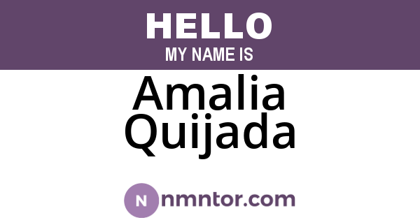 Amalia Quijada