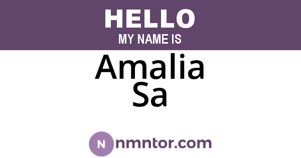 Amalia Sa