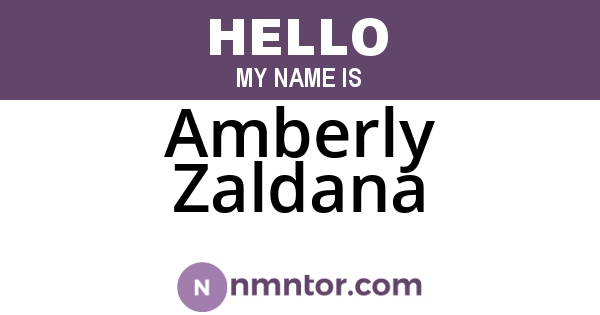 Amberly Zaldana