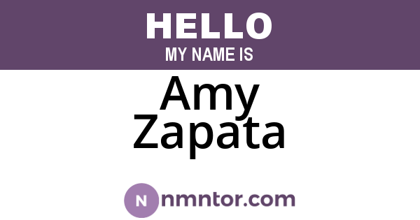 Amy Zapata