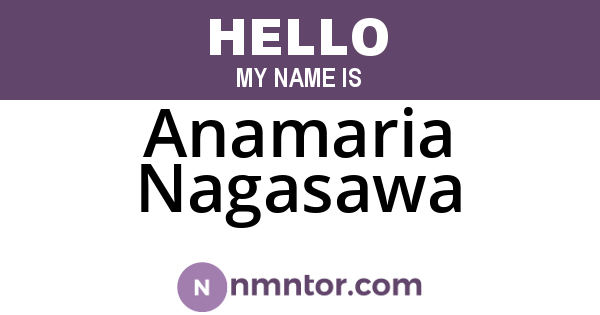 Anamaria Nagasawa
