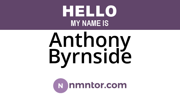 Anthony Byrnside