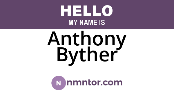 Anthony Byther