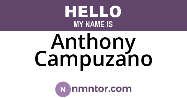Anthony Campuzano