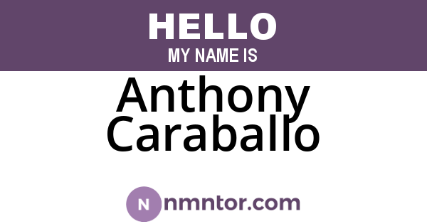 Anthony Caraballo