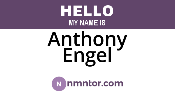 Anthony Engel