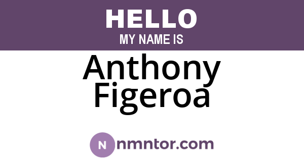Anthony Figeroa