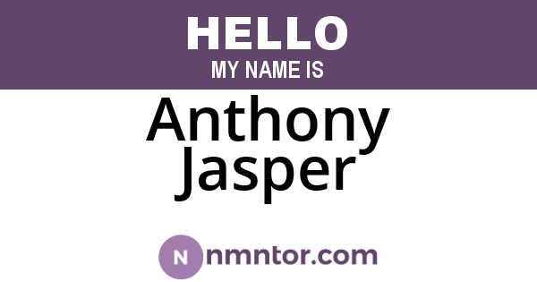 Anthony Jasper