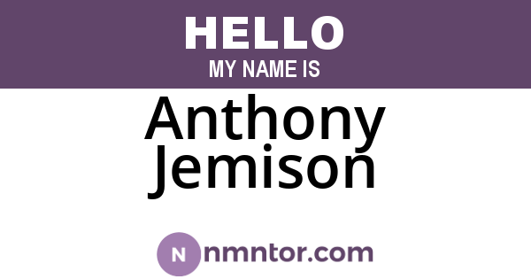 Anthony Jemison