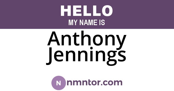Anthony Jennings