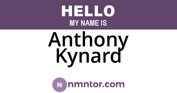 Anthony Kynard