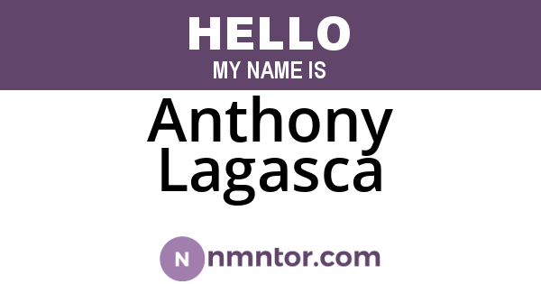 Anthony Lagasca