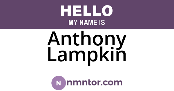 Anthony Lampkin