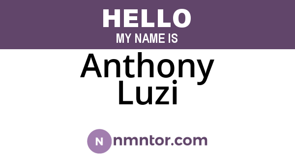 Anthony Luzi