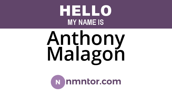 Anthony Malagon