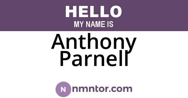Anthony Parnell