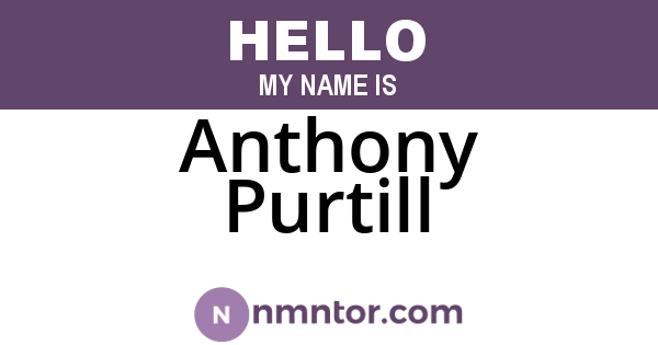 Anthony Purtill