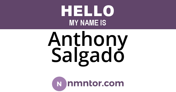 Anthony Salgado