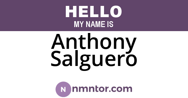 Anthony Salguero