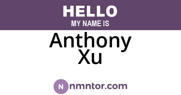 Anthony Xu