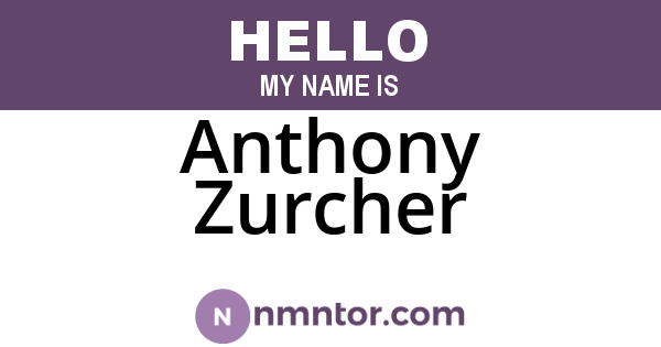 Anthony Zurcher