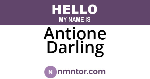 Antione Darling