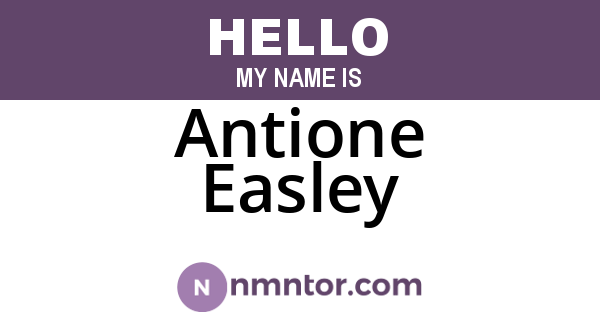 Antione Easley