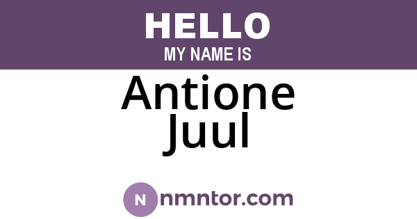 Antione Juul
