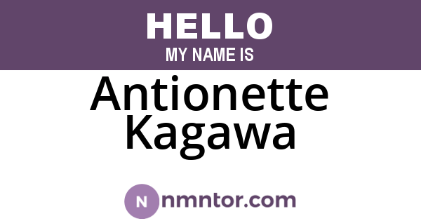 Antionette Kagawa