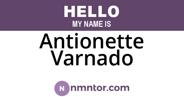 Antionette Varnado