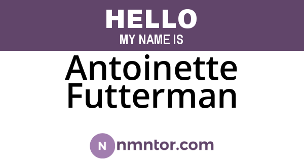 Antoinette Futterman