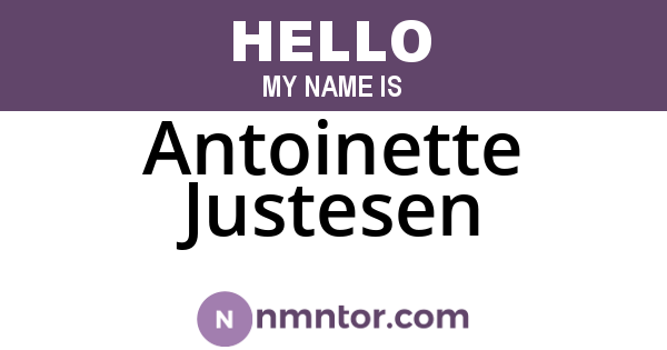 Antoinette Justesen