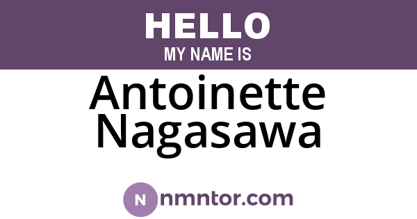 Antoinette Nagasawa