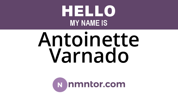 Antoinette Varnado