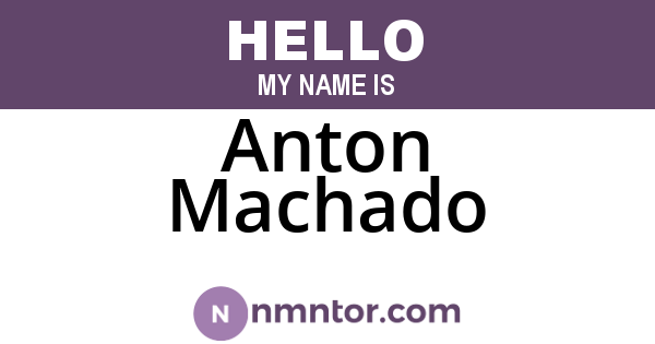 Anton Machado