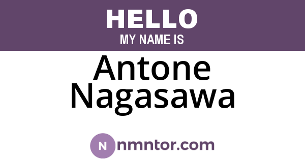 Antone Nagasawa