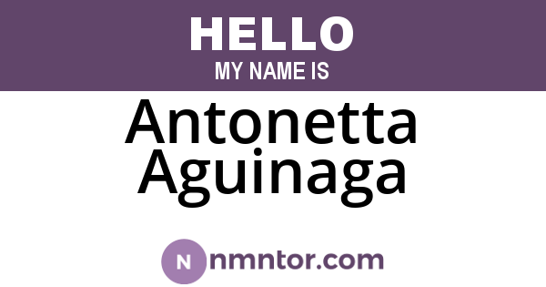 Antonetta Aguinaga