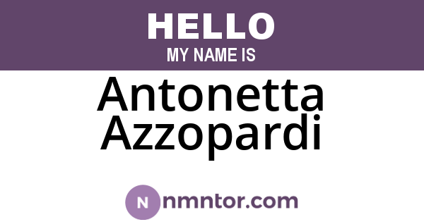 Antonetta Azzopardi