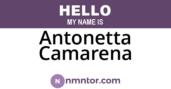 Antonetta Camarena