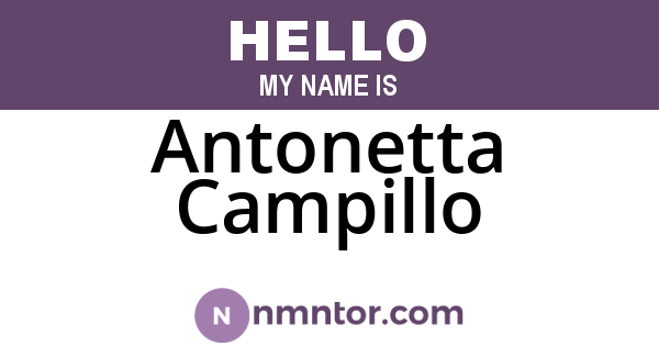 Antonetta Campillo