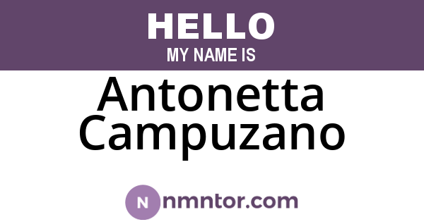 Antonetta Campuzano