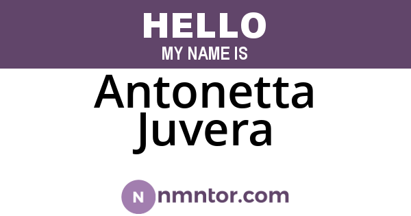 Antonetta Juvera