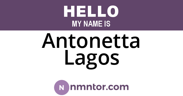 Antonetta Lagos