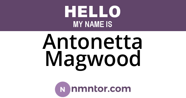 Antonetta Magwood