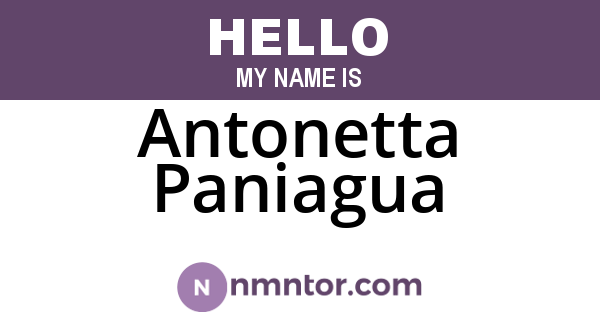 Antonetta Paniagua