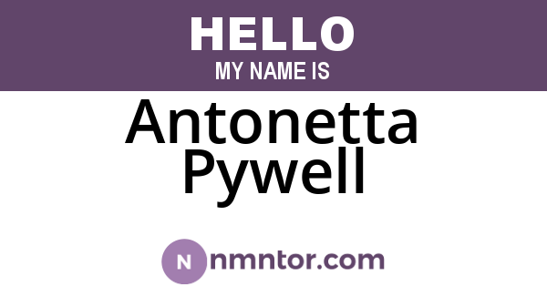 Antonetta Pywell