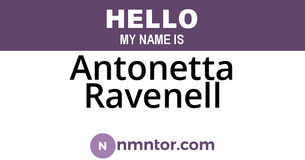 Antonetta Ravenell