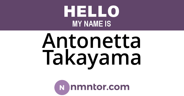 Antonetta Takayama