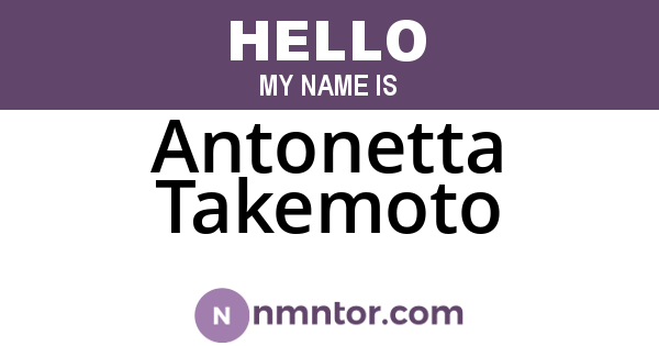 Antonetta Takemoto