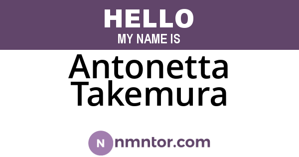Antonetta Takemura